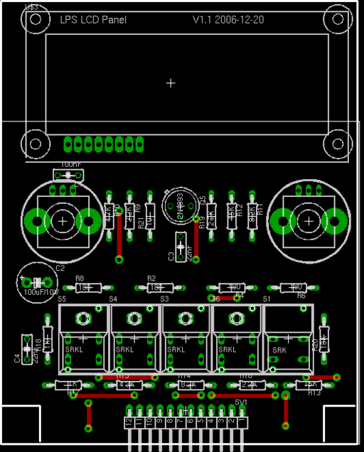 LCD Panel Placement