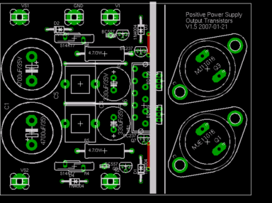 Positive Output PCB Placement